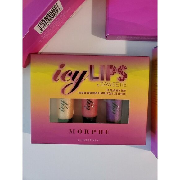 Morphe X Saweetie Collection Eyeshadow Brushes Lips Setting Mist Makeup Set New - Picture 8 of 12